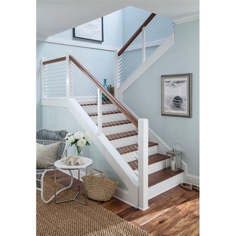 RELIABILT Craftsman 42-in x 11.5-in x 1.03-in Unfinished White Oak No Return Square Edge Stair ...