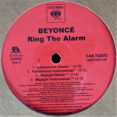 Beyonce Ring The Alarm 2006 Vinyl 12 Single 44 689684 Rare Htf