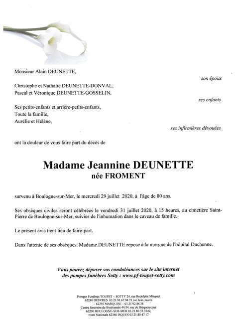 Madame Jeannine Deunette Pompes Fun Bres Toupet Sotty