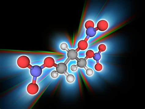 Nitroglycerin Organic Compound Molecule Photograph By Laguna Design