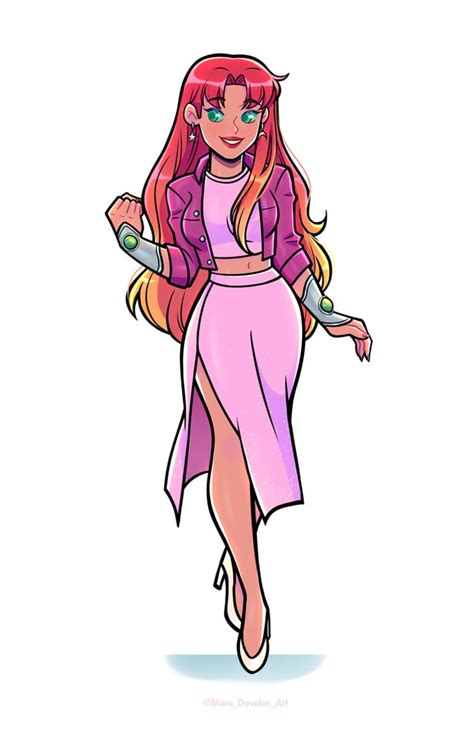 [fan Art] Starfire By Marudavalosart R Dccomics