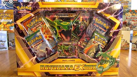 Pokemon Rayquaza Ex Box Opening Youtube