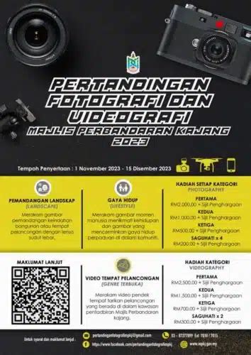 Mpkj Anjur Pertandingan Fotografi Videografi Tawar Hadiah Wang Tunai