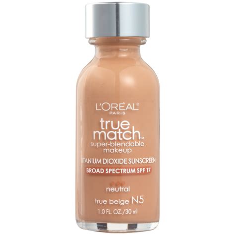 L Oreal Paris Makeup True Match Super Blendable Liquid Foundation True