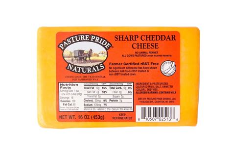 Sharp Cheddar Cheese | Pasture Pride Cheese