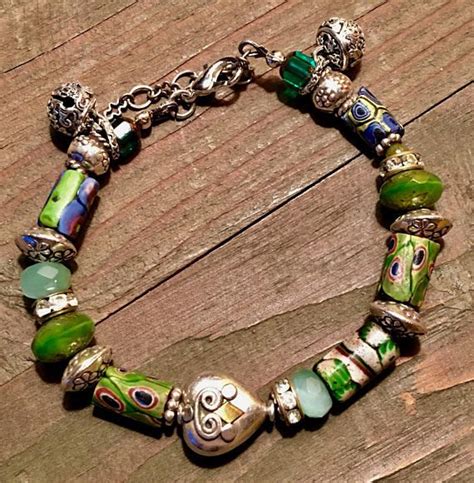 African Bead Bracelet African Trade Bead Boho Bracelet For Etsy