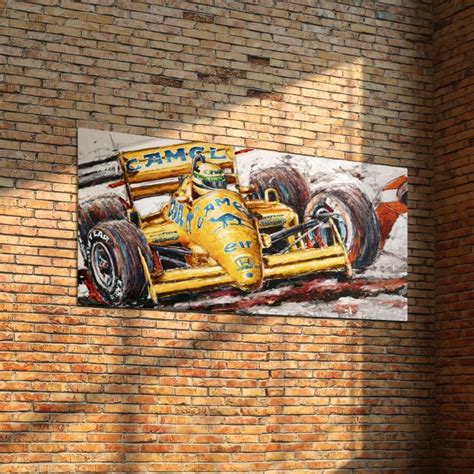 Uvre D Art Ayrton Senna Lotus