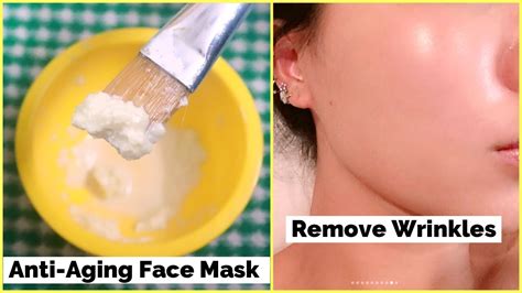 Anti Aging Face Mask Homemade Facial Mask Youtube