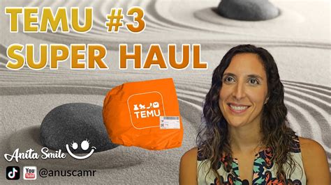 Temu Super Haul Anita Smile Youtube