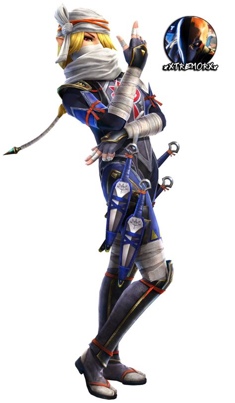 Sheik 1 Hyrule Warriors Render Hi Res By Xxtremorxx On Deviantart