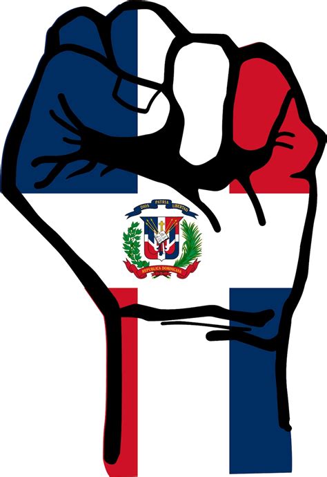 Dominican Republic Fist Flag Vinyl Stickers-decals, Calcomania Puño Dominicano - Etsy