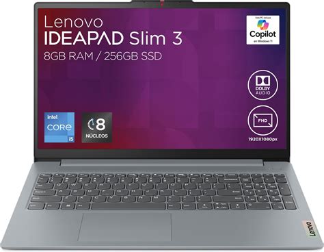 Lenovo Laptop Ideapad Slim 3 15iah8 Procesador Intel Core I5 12450h Hasta 4 4 Ghz Memoria De