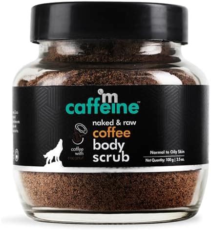 Amazon Mcaffeine Naked And Raw Coffee Body Scrub Body Wash Treats Ingrown Hair Body