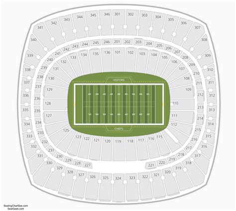 Arrowhead Stadium Seating Chart With Rows – Two Birds Home