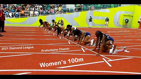 Women S 100m Prefontaine Classic Diamond League Hayward Field Eugene Or Usa August 21