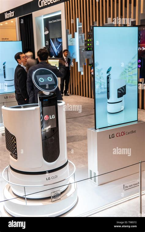 Berlin Germany August Lg Cloi Thinq Ai Smart Robot