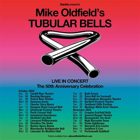 Mike Oldfields Tubular Bells Live In Concert Uk Wide Tour