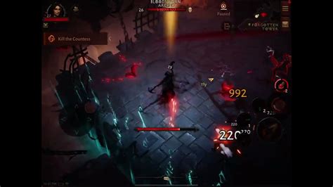 Diablo Immortal SneakyTurtle Forgotten Tower Raid The Countess