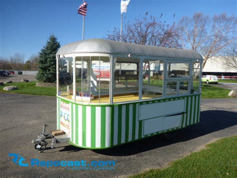 ® Antique Popcorn Concession Trailer