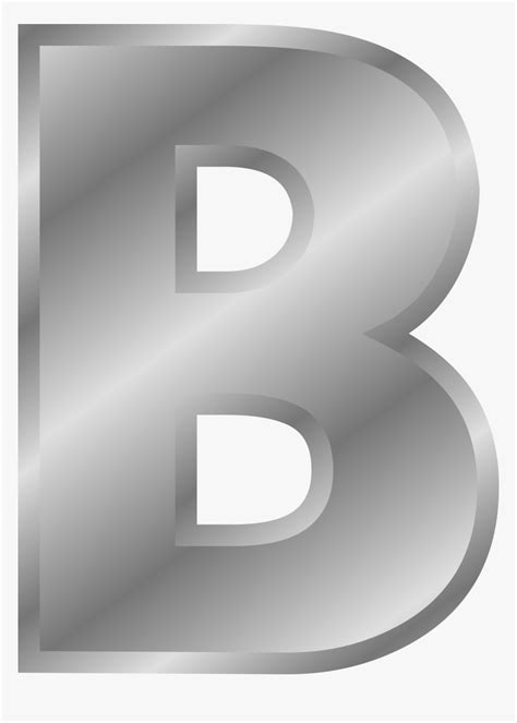 Silver Letter Clipart - Alphabet Letters Clip Art, HD Png Download ...