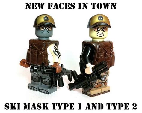 Eclipsegrafx Ski Masks Custom Lego Minifigures