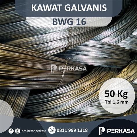 Jual Kawat Seng BWG 16 Tebal 1 6 Mm Per Roll 50 Kg Shopee Indonesia