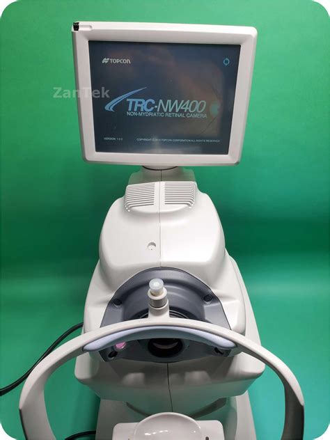 Zantek Medical 323116 Topcon Trc Nw400 Non Mydriatic Retinal Camera