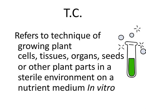 History Of Plant Tissue Culture Ppt