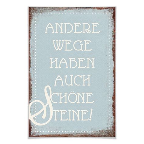 Poster Andere Wege Haben Auch Sch Ne Steine Wall Art De