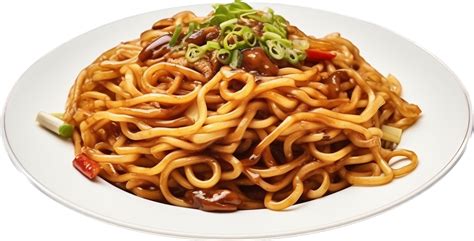 Cantonese Soy Sauce Pan Fried Noodles With 26772417 PNG