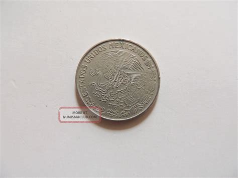 1971 Mexican Un Peso Coin