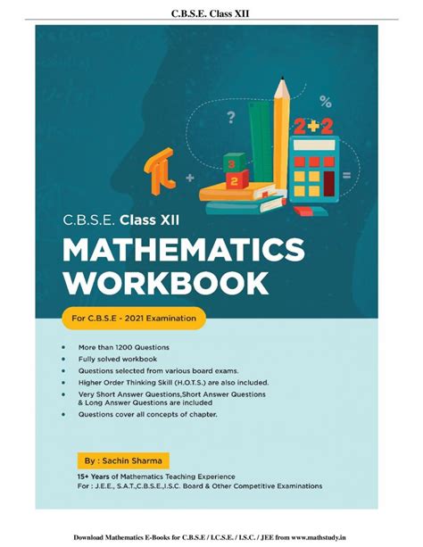 Ncert Maths Book Class 12 Part 2 Pdf Mathematics E Books Sample Papers Cbse Isc Icse