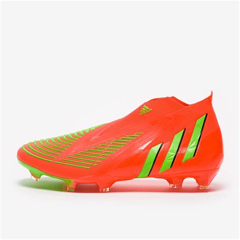 Adidas Predator Edge Fg Rouge Solaire Vert Solaire Equipe Noir