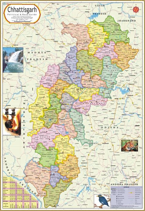 Chhattisgarh Political Map