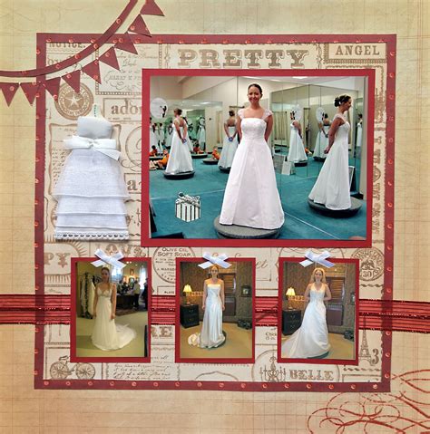 Thedress Bride Scrapbook Wedding Scrapbook Pages