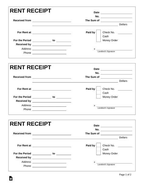 Sample Of Rent Receipt - altonbates6