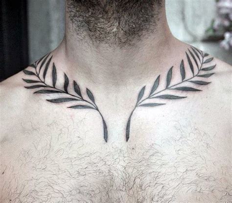 60 Laurel Wreath Tattoo Designs For Men Branch Ink Ideas