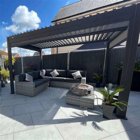 Award Winning Hanover Titan Aluminium Pergola M X M Rectangular