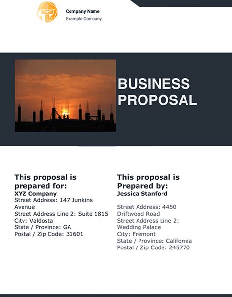 Free Online Proposal Creator And Proposal Templates Jotform