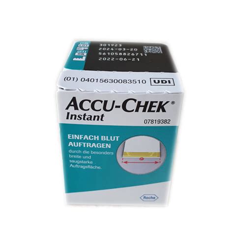 Accu Chek 50 Instant Teststreifen Sensoren NEU OVP Vitalmedi