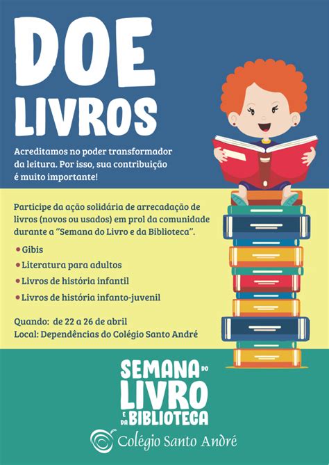 Semana do Livro e da Biblioteca Colégio Santo André Jaboticabal