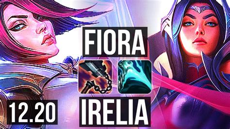 Fiora Vs Irelia Top Solo Kills Games Dominating