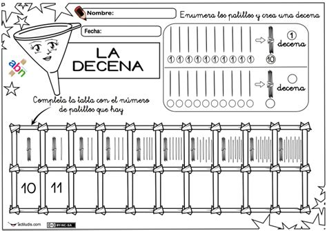 Formamos Decenas Con Embudina Actiludis