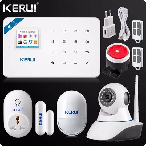 Kerui W Wifi Sistema De Alarma Gsm Sms De Ladr N Del Hogar De