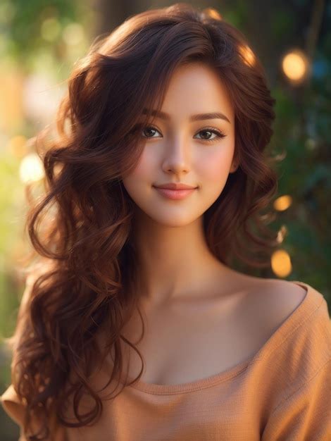 Premium Photo Beautiful Asian Girl Portrait