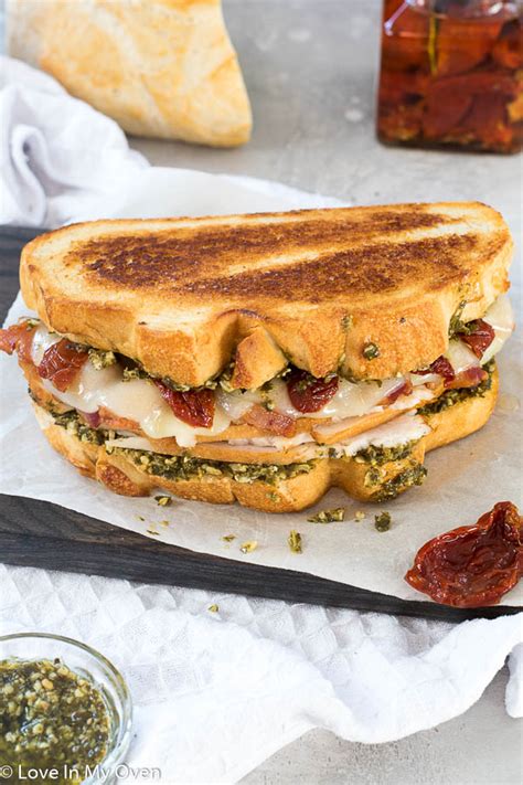 Turkey Pesto Sandwich Love In My Oven