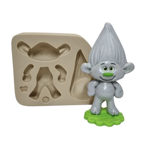 Trolls Paixão Glitter P Moldes de Silicone Simone Moldes