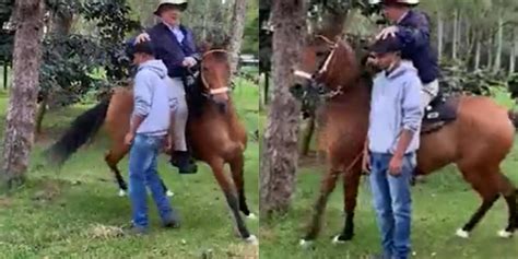 El Video De Uribe A Caballo Por El Que Lo Critican En Redes Sociales