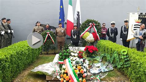 Sora La Citt Ricorda Il Maresciallo Capo Luca Polsinelli Video