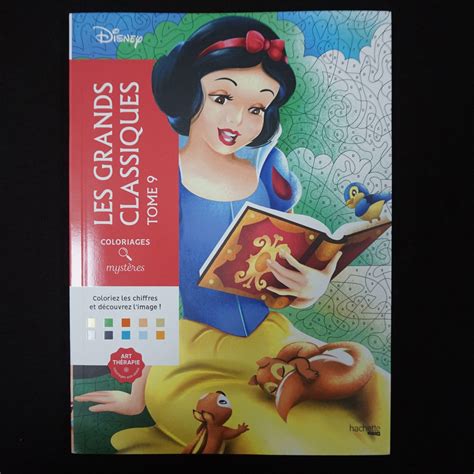 Coloriages Mystères Les Grands Classiques Disney Tome 9 The Creative